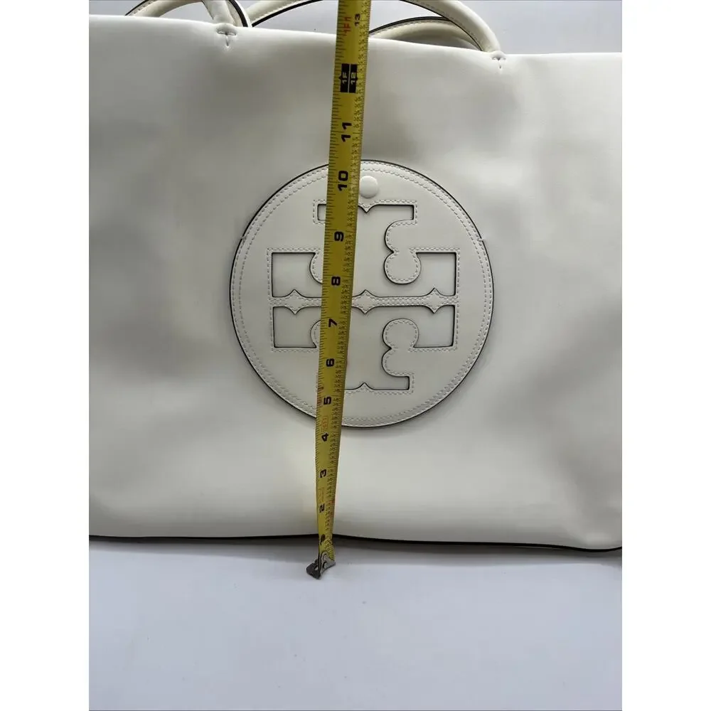 Tory Burch Ella Bio Tote Large Warm White Tote Shoulder Bag